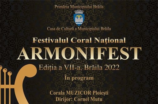 Vineri, pe scena teatrului brăilean, Festivalul Coral Național&nbsp;Armonifest