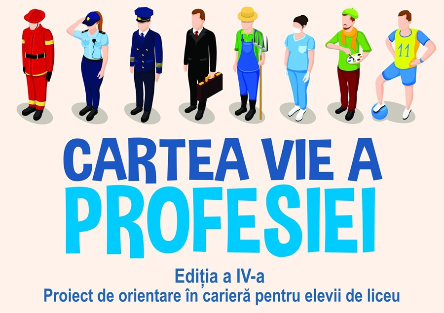 „Cartea vie a profesiei”, o nouă viziune asupra profesiilor | Oameni din câmpul muncii și elevi de liceu, față în&nbsp;față