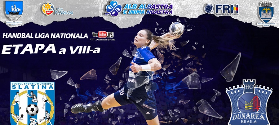 Duminică, HC Dunărea Brăila joacă în deplasare cu CSM Slatina | Adrian Manole: “Deplasarea o facem încrezători în șansele noastre de victorie!” | Meciul va putea fi urmărit&nbsp;live