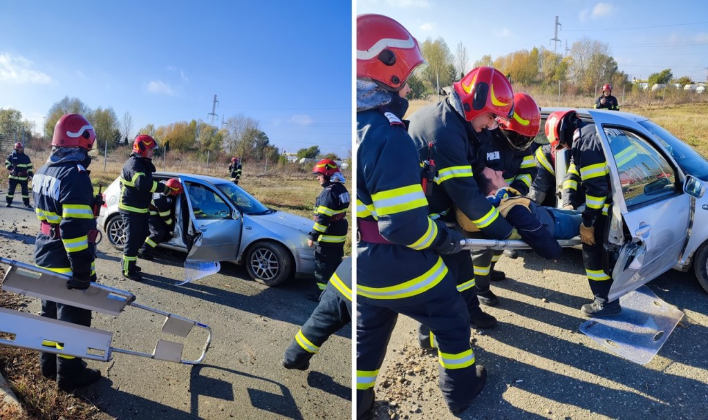 Persoane încarcerate, incendii și accidente cuprinse în exerciții ale pompierilor brăileni pentru gestionarea unor situații de&nbsp;urgență!