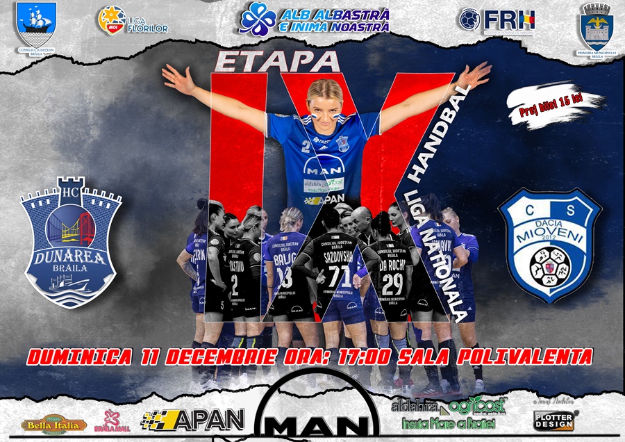 Duminică, HC Dunărea Brăila joacă acasă cu CS Dacia Mioveni 2012 | Adrian Manole: “Întotdeauna ne-am bazat pe sprijinul suporterilor brăileni care ne-au fost alături la fiecare meci&nbsp;acasă”