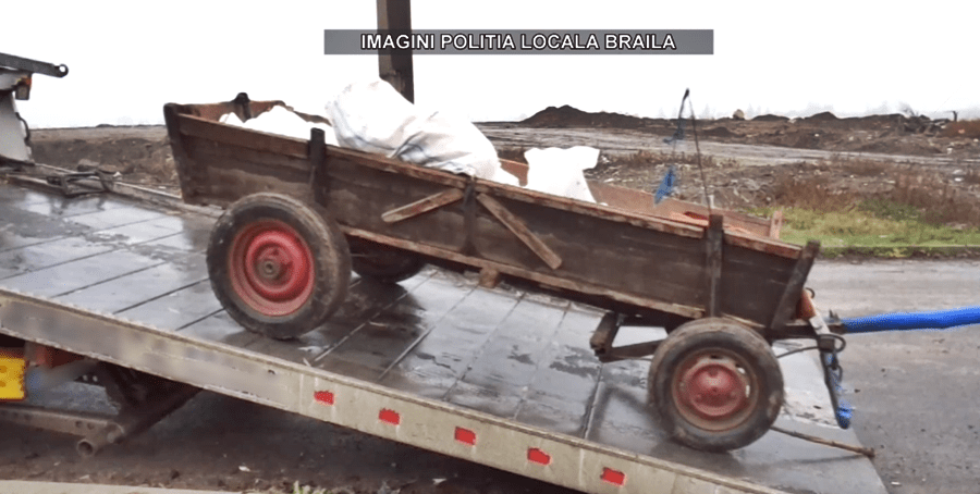 Atelaj hipo cofiscat și amenzi drastice aplicate pentru moloz aruncat pe domeniul public din&nbsp;municipiu!