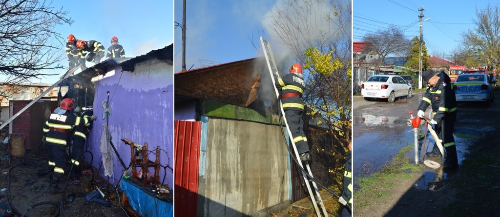 Detașamentul 1 de pompieri Brăila a intervenit cu trei autospeciale pentru lichidarea unui incendiu la o locuință din Municipiu | Au ars acoperișul, două camere de locuit și un hol, cu bunurile din&nbsp;acestea