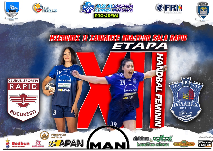 CS Rapid București – Dunărea Brăila | Primul meci din anul 2023, etapa a&nbsp;XII-a