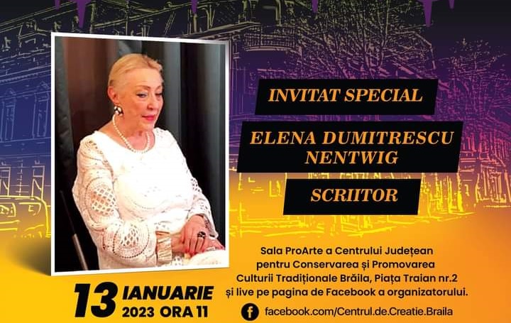 “Interviurile Centrului” cu Elena Dumitrescu&nbsp;Nentwig