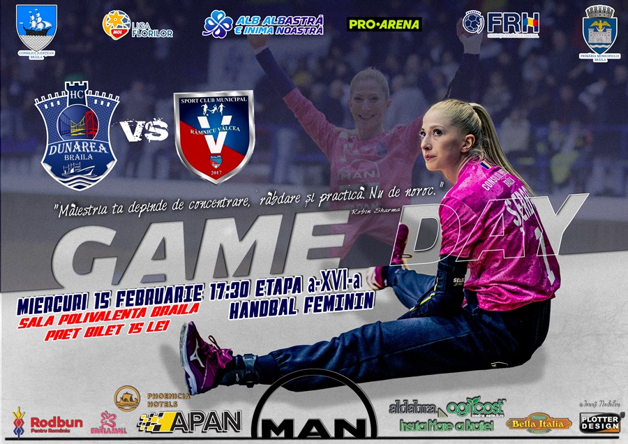 Dunărea Brăila joacă acasă cu SCM Râmnicu Vâlcea | Adrian Manole: “Contăm pe cei datorită cărora moralul echipei este foarte ridicat și ne dorim foarte mult să facem spectacol cu sala&nbsp;plină!”