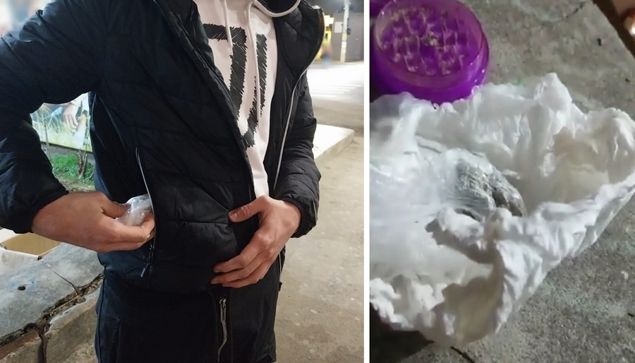 Început de weekend nefast pentru un tânăr brăilean, depistat de jandarmi cu substanțe vegetale asupra&nbsp;sa