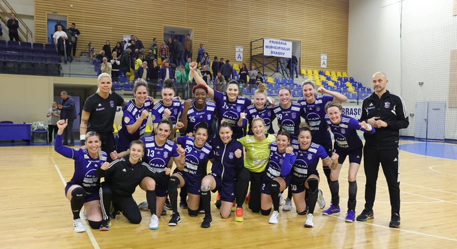 Dunărea Brăila în final four, după victoria cu Corona Brașov 26 – 28 | Portarul Elena Șerban: “Sperăm s-o ținem tot așa, din victorie în&nbsp;victorie”