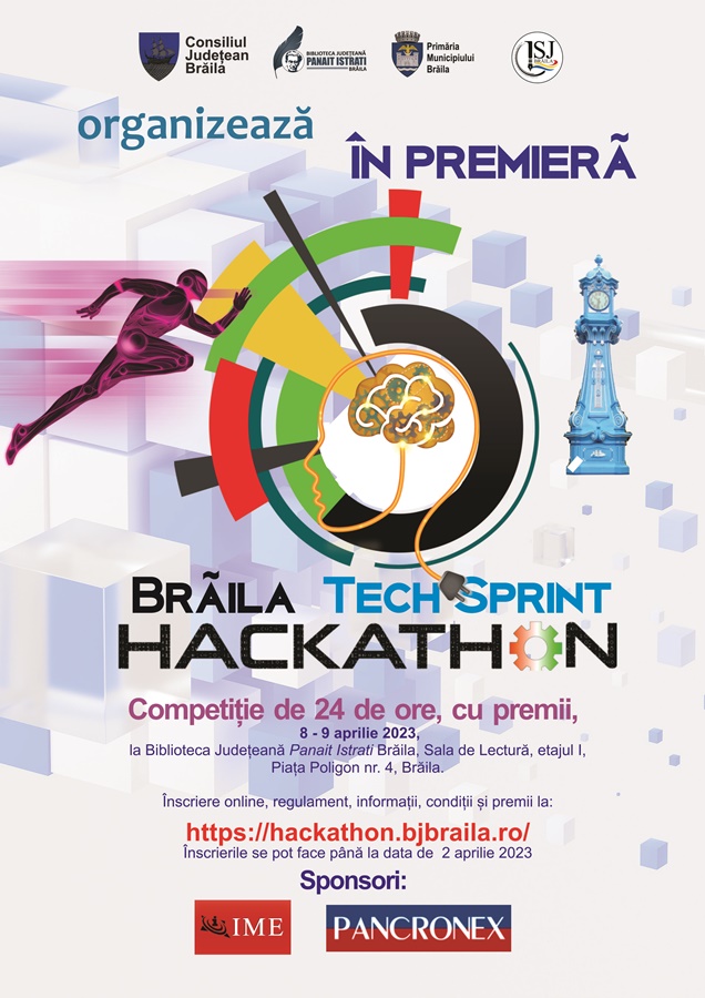 “Brăila Tech Sprint”, primul Hackathon local | Înscrieri până duminică, 2 aprilie&nbsp;2023