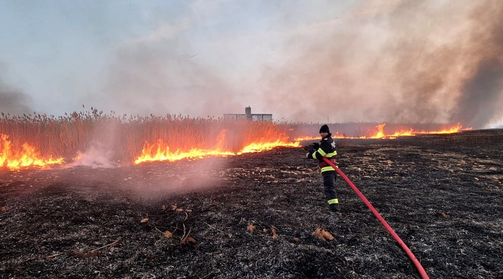 În numai 24 de ore, echipajele I.S.U. “Dunărea” Brăila au intervenit în 16 situații de&nbsp;urgență