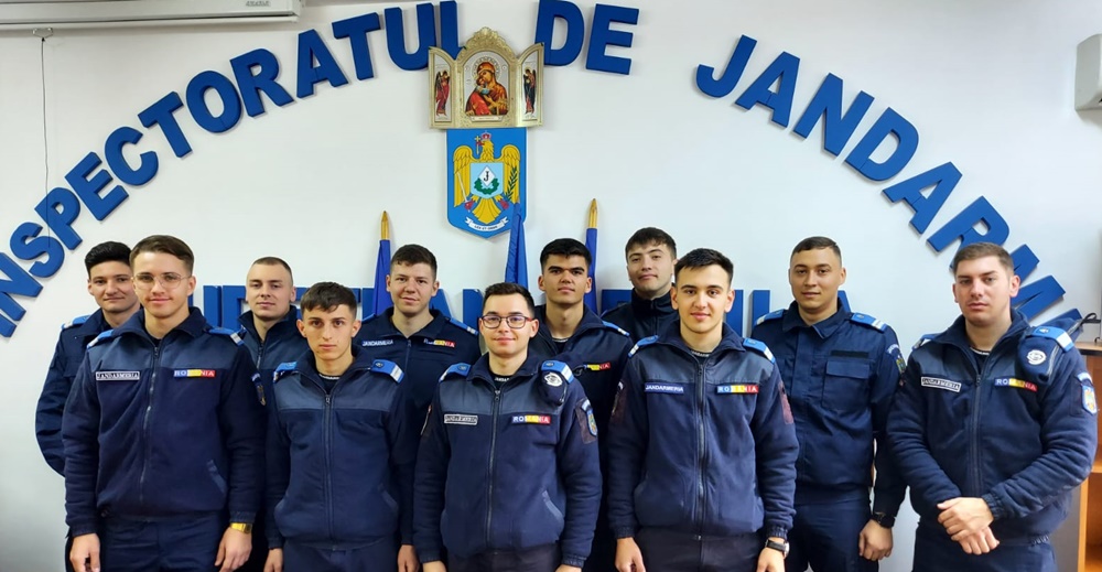 Jandarmilor brăileni li s-au alăturat 11 absolvenți ai școlilor militare din Drăgășani și&nbsp;Fălticeni