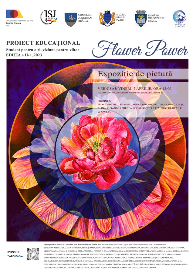 Vernisajul expoziției de pictură și ceramică “Flower Power”, la Galeria Centrului Cultural&nbsp;Nicăpetre