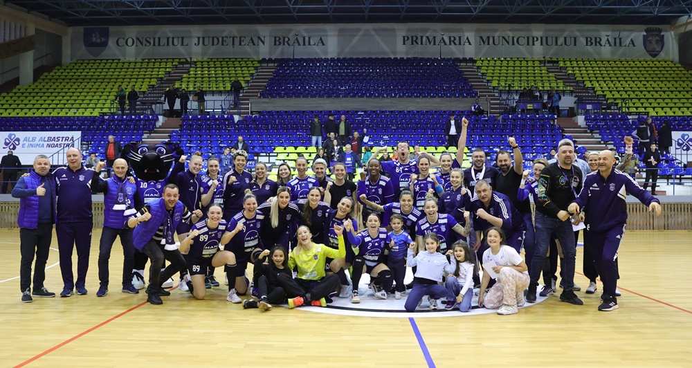 Dunărea Brăila câștigă pe teren propriu în fața CSM Slatina | Corina Lupei: “A fost un meci echilibrat, unul pe care l-am avut pentru pregătirea meciului cu CSM București care&nbsp;urmează”