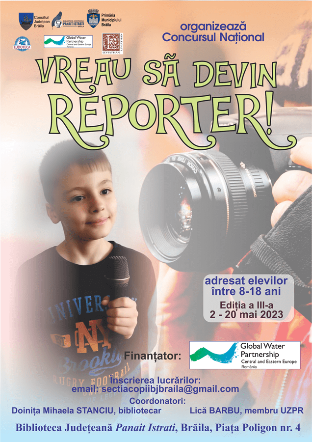 Tinerii pasionați de jurnalism sunt invitați la o nouă provocare: Concursul Naţional “Vreau să devin reporter!”, ediția a&nbsp;III-a