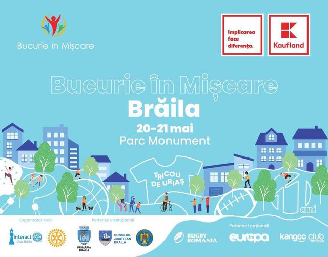 Programul “Bucurie în Mișcare” a ajuns și la&nbsp;Brăila
