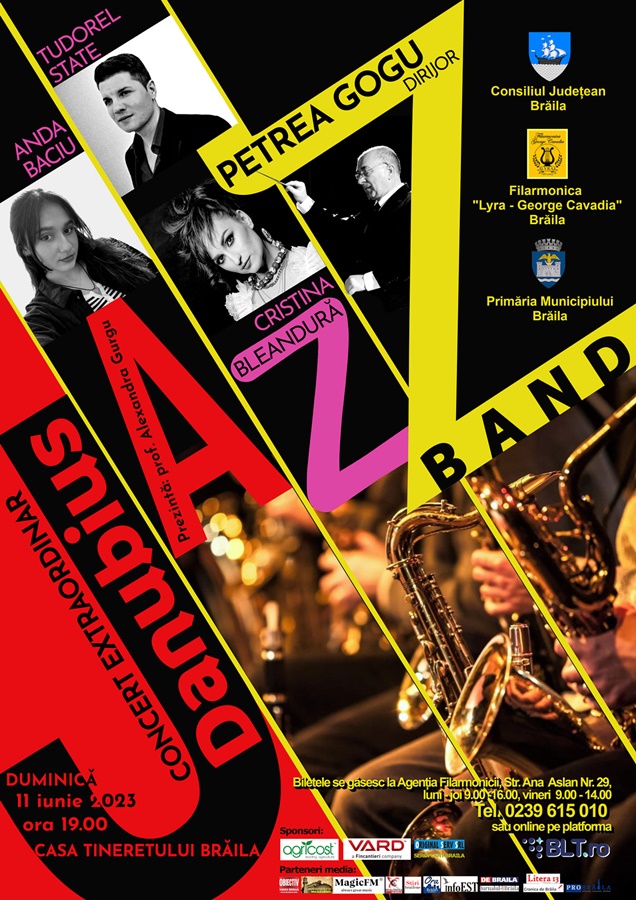 “Danubius Jazz Band” – Concert extraordinar la Filarmonica “Lyra – George&nbsp;Cavadia”