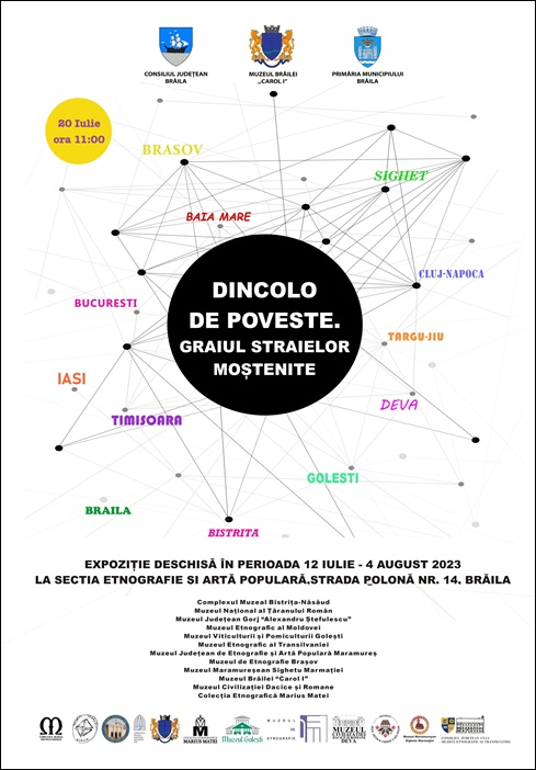 “Dincolo de poveste. Graiul straielor moştenite”, expoziție itinerantă la Secția de Etnografie a Muzeului Brăilei “Carol&nbsp;I”