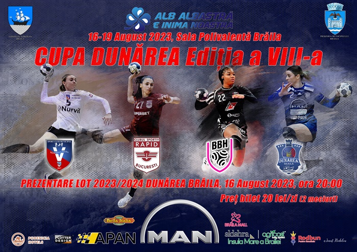 HC Dunărea Brăila organizează Cupa “Dunărea” | Sunt invitate echipe care activează atât în Liga Florilor Mol, cât și în campionatele&nbsp;internaționale
