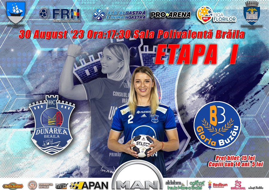 Începe noul sezon al Ligii Florilor Mol | Dunărea Brăila joacă acasă cu Gloria&nbsp;Buzău