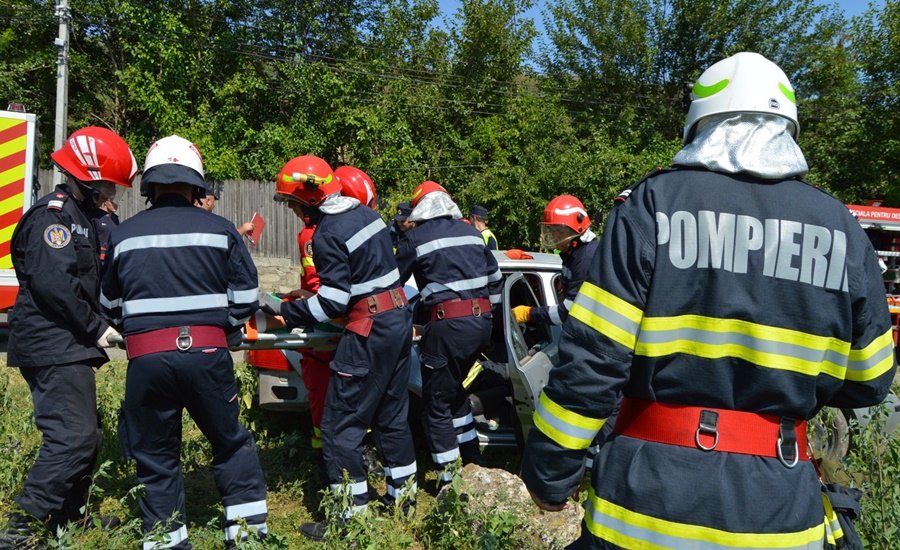 Punctaj maxim pentru ISU “Dunărea” Brăila | Exerciţiu tactic privind gestionarea unei situații de urgență generată de alunecări de&nbsp;teren