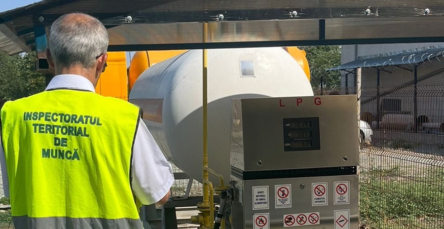 Controale ale I.T.M. Brăila la firmele care desfăşoară activități de depozitare și comercializare a carburanților auto tip&nbsp;GPL