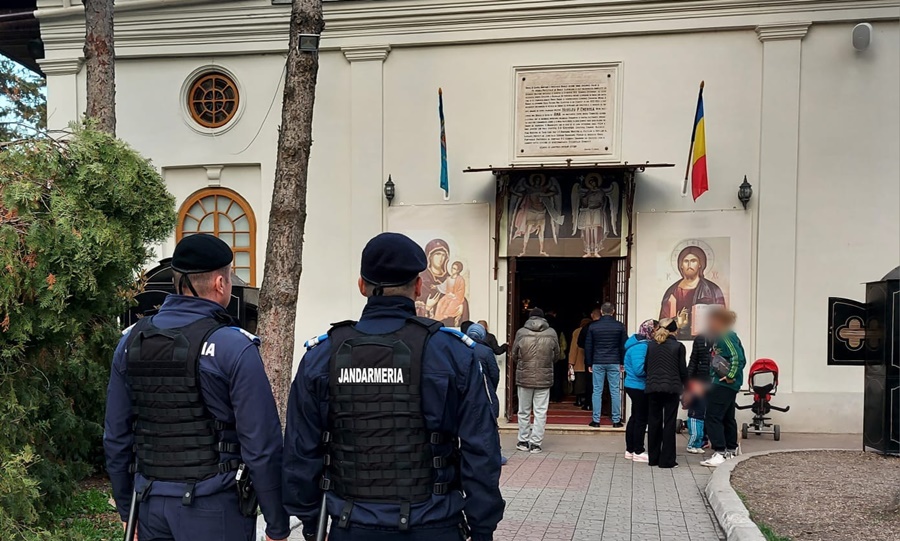 Jandarmii vor asigura ordinea publică la pelerinajul aducerii Icoanei Făcătoare de Minuni a Maicii Domnului, la&nbsp;Brăila
