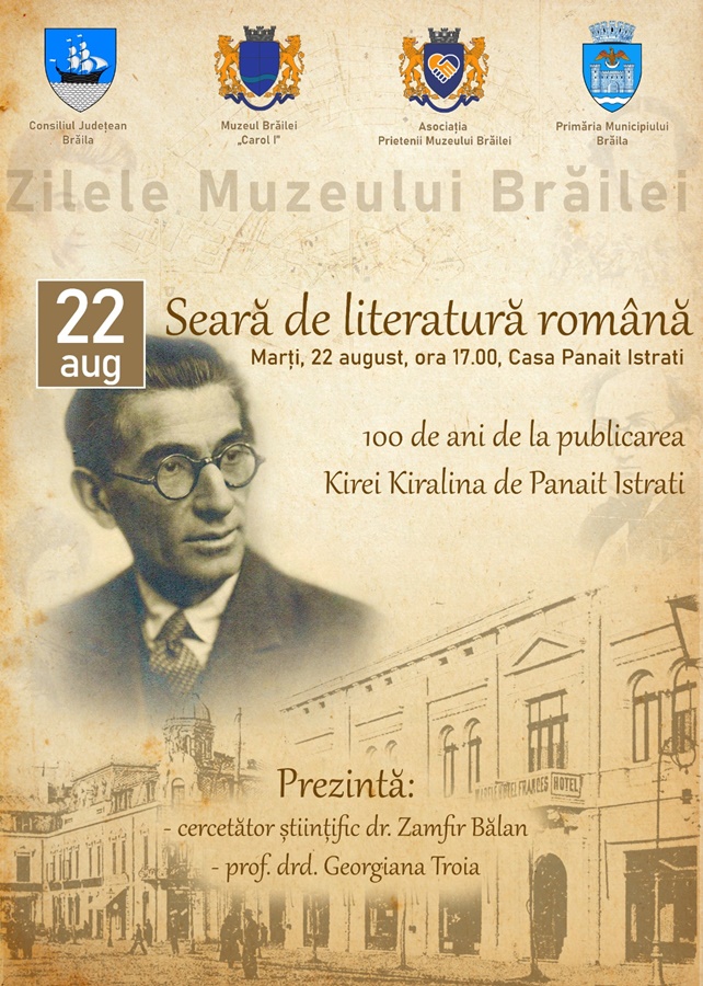Programul manifestărilor dedicate Zilelor Muzeului Brăilei “Carol I”, ediția&nbsp;2023