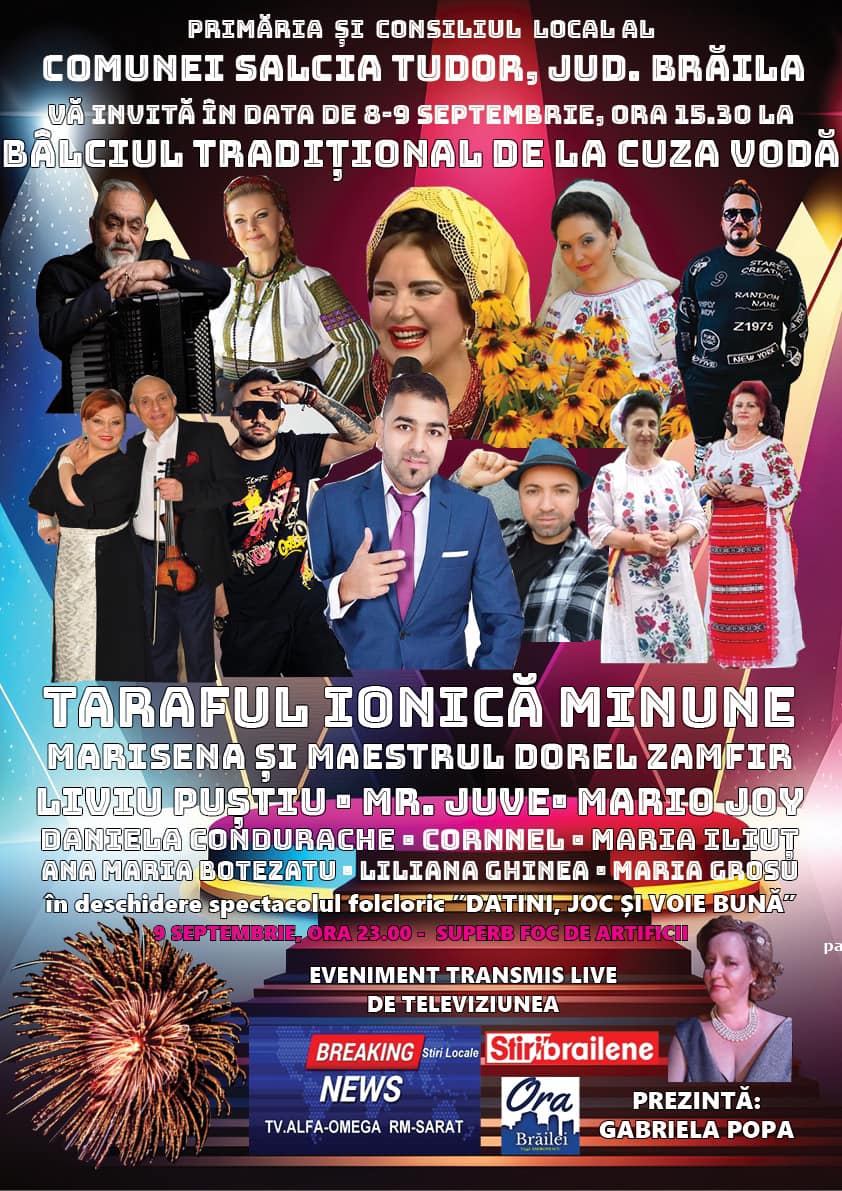 Spectacol deosebit la “Bâlciul Tradițional de la Cuza Vodă” | Invitați speciali Ionică Minune și taraful&nbsp;său