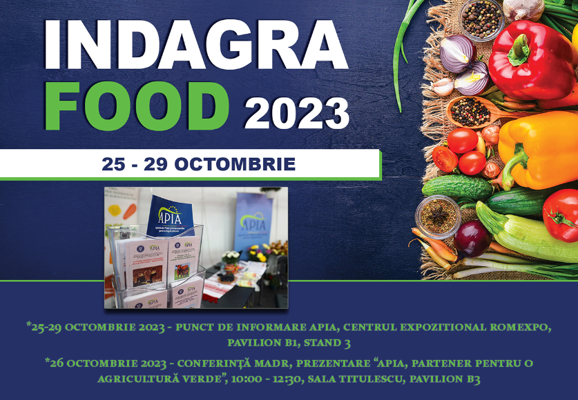 APIA participă la Târgul Internațional INDAGRA – ediția&nbsp;2023