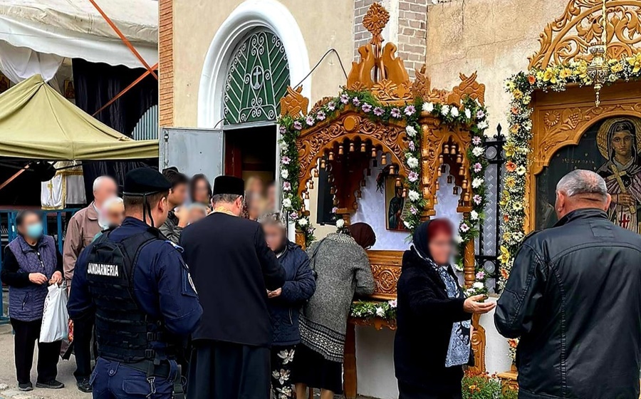 Ordinea publică asigurată de oamenii legii la hramul Bisericii “Sfânta Cuvioasă Parascheva”