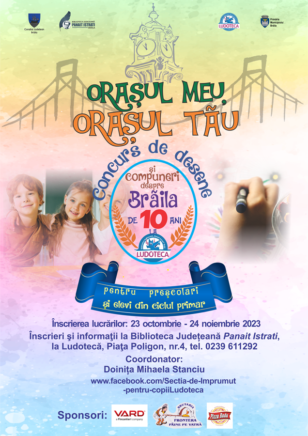 Se fac înscrieri la concursul “Oraşul meu, oraşul&nbsp;tău”!