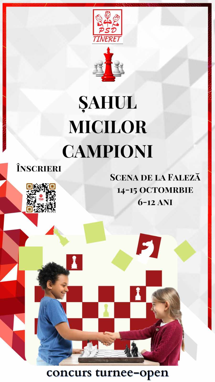 Se fac înscrieri la concursul “Șahul micilor campioni”, competiție care “ascute mințile” juniorilor&nbsp;brăileni