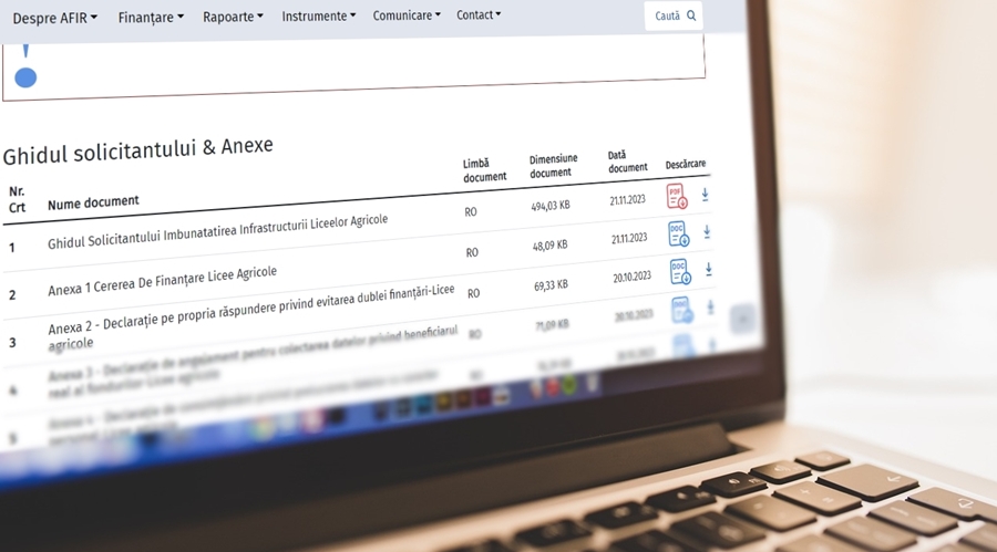 Noi înlocuiri de documente pe pagina oficială de internet a AFIR | Aflați care sunt&nbsp;acestea!