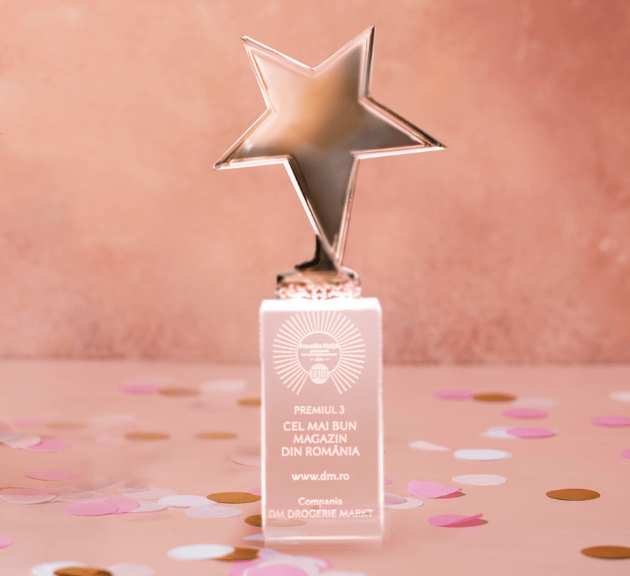 dm drogerie markt premiat cu locul al treilea în cadrul Galei Premiilor&nbsp;Piața