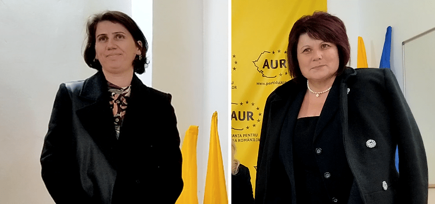 Emanuela Cristina Zahari și Ioana Mateescu, viitoarele candidate AUR la Primăriile Chiscani și&nbsp;Victoria