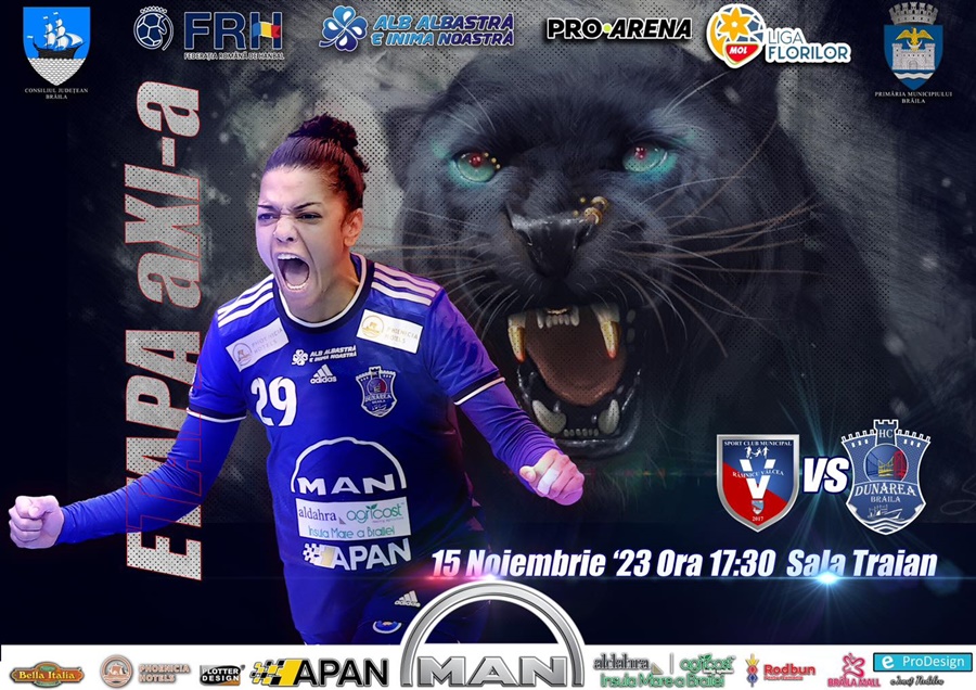 Miercuri, HC Dunărea Brăila vs. Râmnicu&nbsp;Vâlcea
