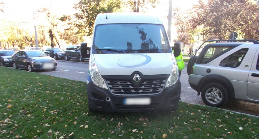 Staționarea cu mașina pe spațiul verde, sancționată cu 2.500 lei&nbsp;amendă!