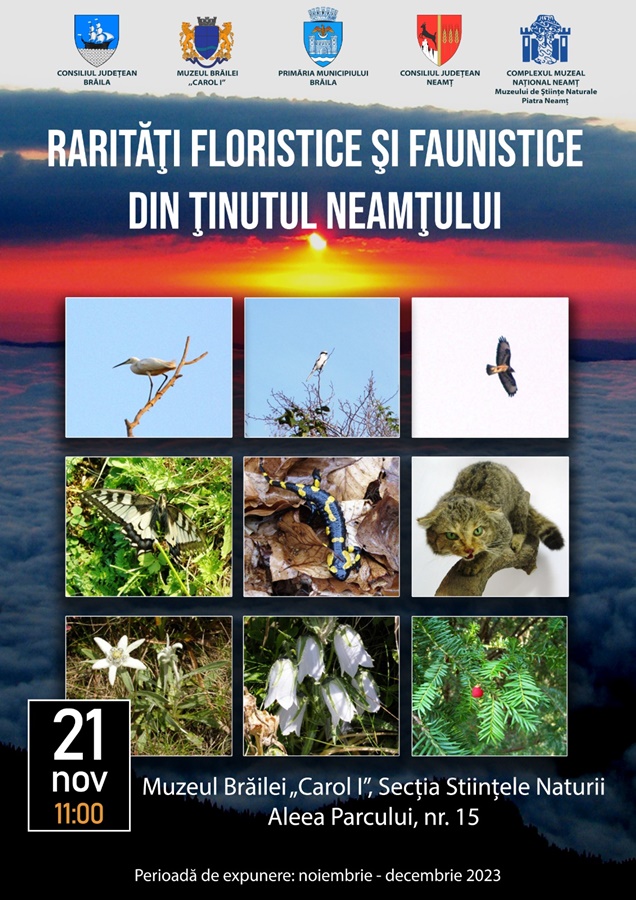 Vernisajul expoziției itinerante de fotografie “Rarităţi floristice și faunistice din ţinutul Neamţului”