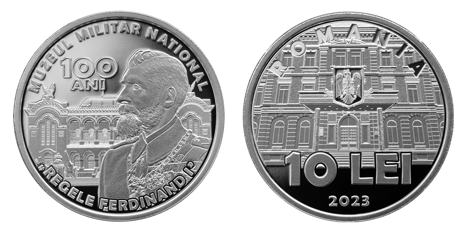 BNR lansează o monedă aniversară, celebrând “100 de ani de la înființarea Muzeului Militar Național «Regele Ferdinand&nbsp;I»”