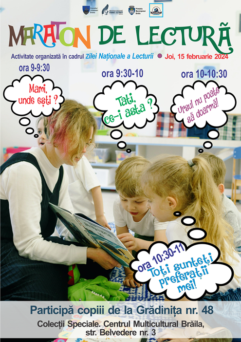 Biblioteca Județeană împărtășește brăilenilor valorile lecturii prin diverse activități dedicate Zilei Naționale a&nbsp;Lecturii