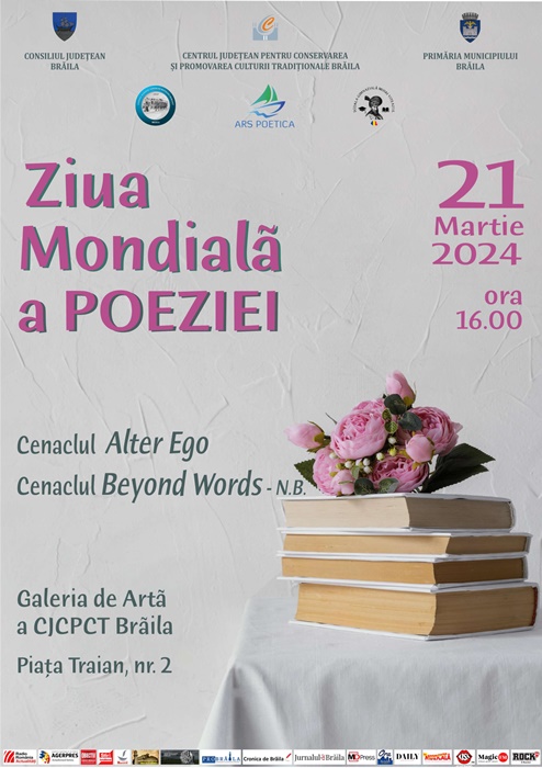 Ziua Mondială a Poeziei celebrată la Centrul de Creație&nbsp;Brăila