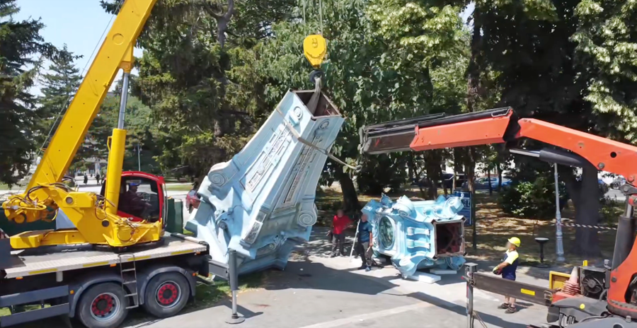 Ceasul din Piața Traian va fi restaurat de specialiști, după 54 de ani de la ultima&nbsp;intervenție