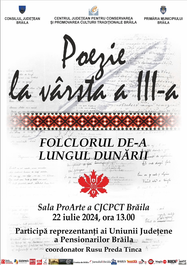 “Poezie la vârsta a treia”, eveniment cultural devenit deja tradiție la CJCPCT&nbsp;Brăila