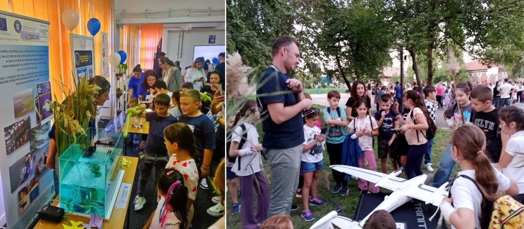 Succes de public la Noaptea Cercetătorilor Europeni | Sute de copii au vizitat standurile I.C.D.E.A.P.A.&nbsp;Galați