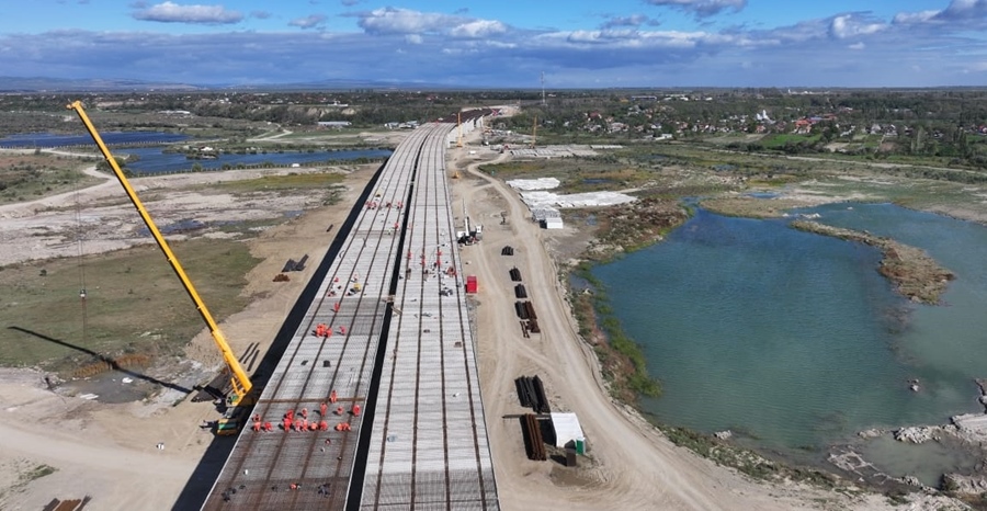 Evoluție foarte bună a lucrărilor pe șantierele autostrăzii Buzău –&nbsp;Focșani