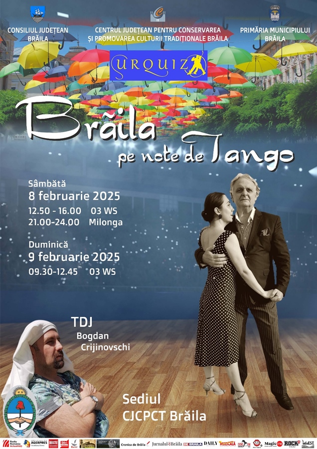 “Brăila pe note de tango”, eveniment cultural-artistic dedicat artei&nbsp;tango-ului