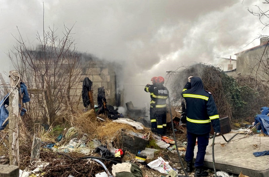 Incendiu, soldat cu o victimă, în Municipiul&nbsp;Brăila