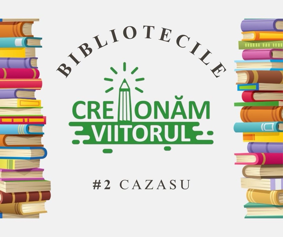 Asociația “Creionăm Viitorul” finalizează a doua bibliotecă, în mediul rural, la Școala Gimnazială&nbsp;Cazasu