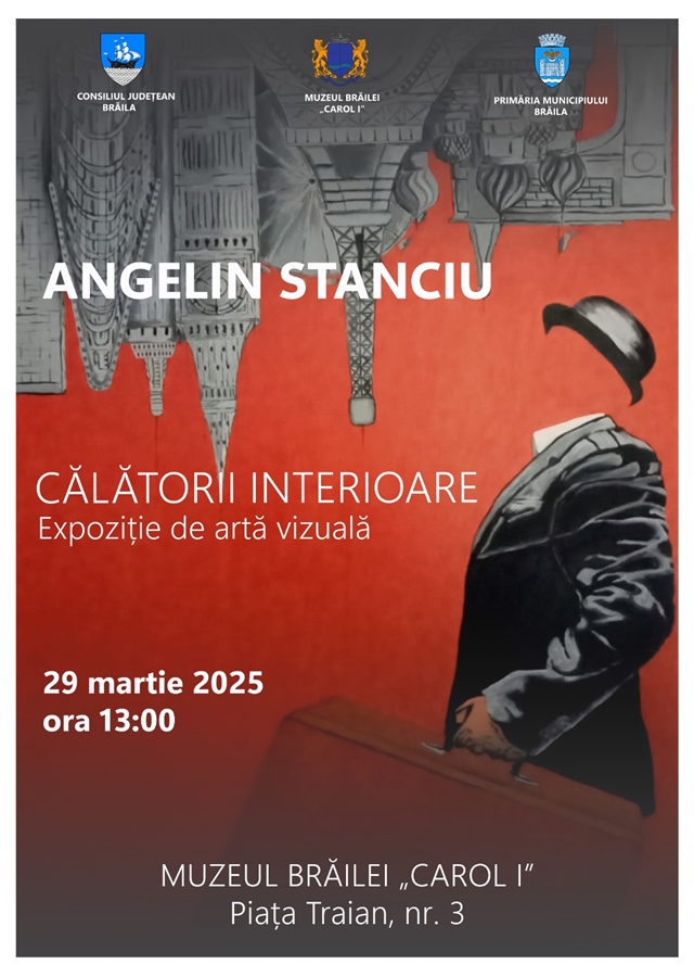 “Călătorii interioare”, expoziție de artă vizuală, sub semnătura artistului Angelin&nbsp;Stanciu