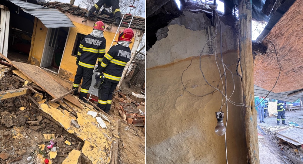 Explozie la o gospodărie din localitatea&nbsp;Berlești